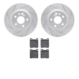 R1 Concepts WBTN1-63040 Brake Rotors - Carbon Coated - D/S W/ Euro Ceramic Pads